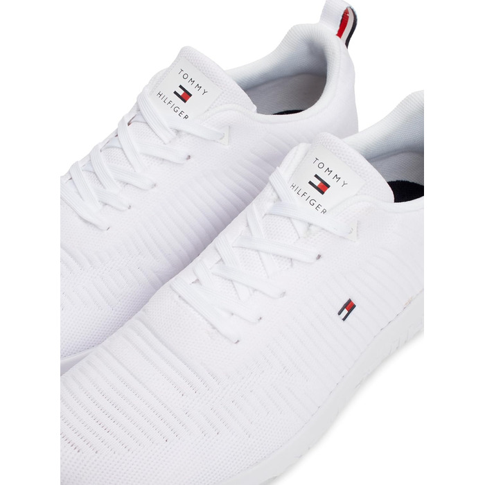 Кросівки Tommy Hilfiger Runner Corporate Knit Rib для чоловіків (43 EU, білий)
