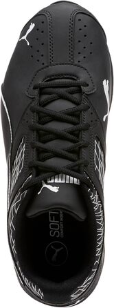 Кросівки чоловічі PUMA Tazon 6 Fraktur, чорні, розмір 40.5 EU (широка колодка)