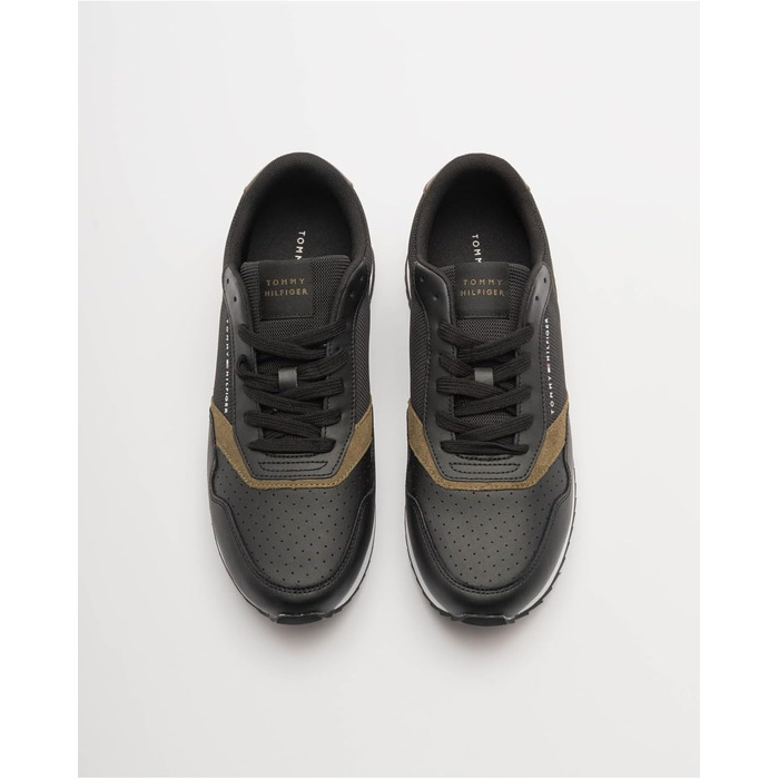 Чоловічі шкіряні кросівки Tommy Hilfiger FM0FM05305, 40 EU, чорні