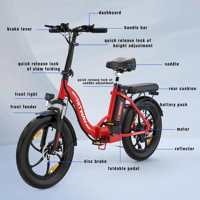 Електровелосипед HITWAY BK6S 2025 20