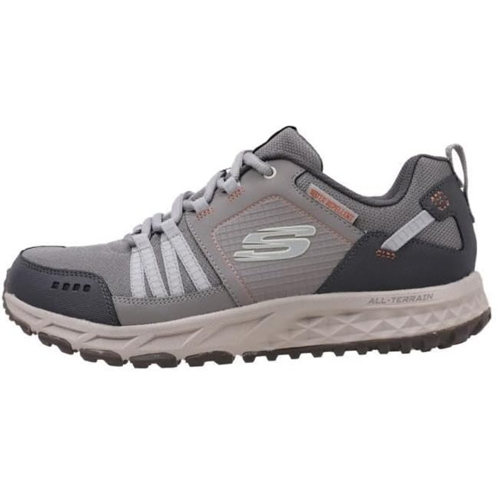 Чоловічі кросівки Skechers Escape Plan - шкіряні, сірі, розмір 48.5 EU