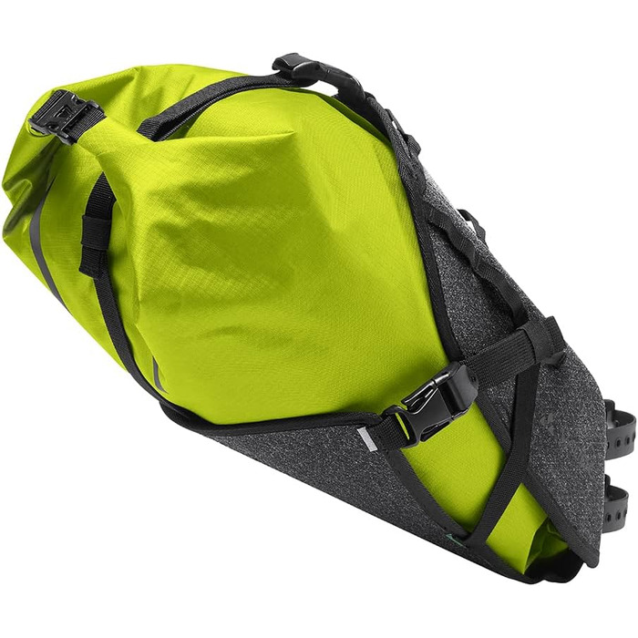 Сідло VAUDE Trailsaddle для велосипеда, яскраво-зелене/чорне, універсальний розмір, водонепроникне