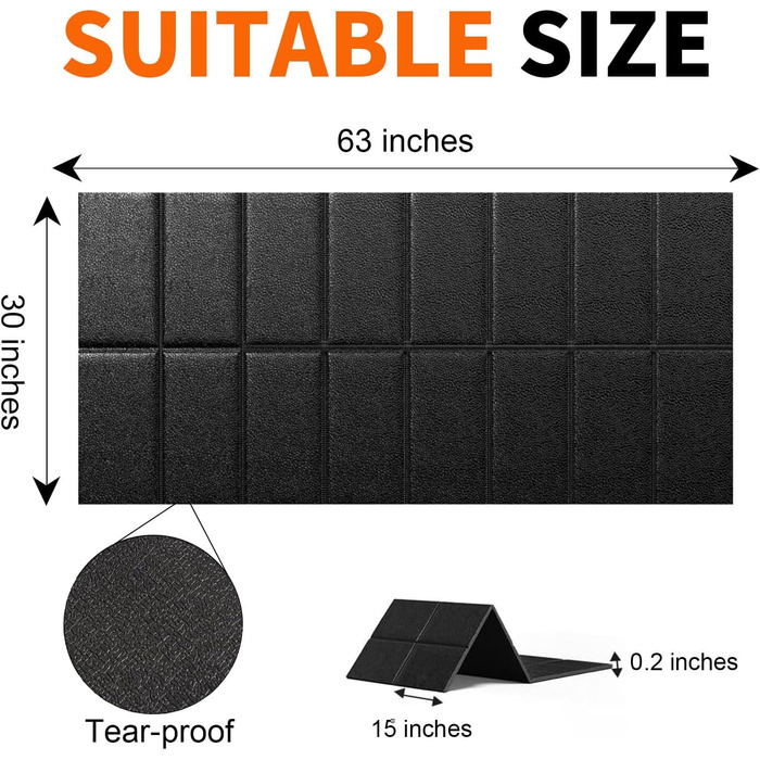 Захисний килимок під бігову доріжку, велотренажер та еліптичний тренажер, шумопоглищаючий підкладник для підлоги (160 x 75 x 0.6 см)