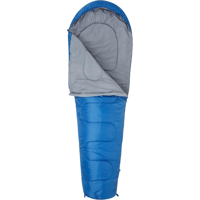 Спальний мішок Mountain Warehouse Basecamp 250 - для дорослих та дітей, блакитно-зелений
