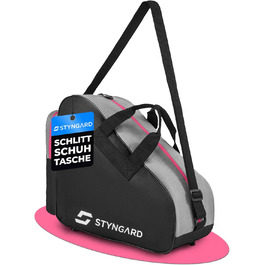 Сумка для ковзанів STYNGARD Montreal (Чорно-рожева) - для ковзанів та роликів, міцна тканина
