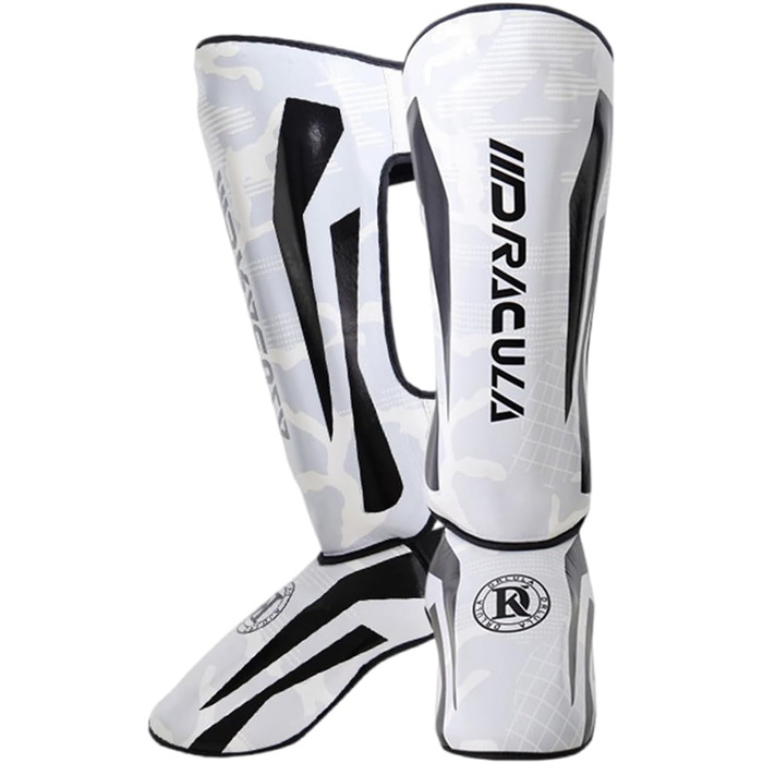 Захист ніг ForceRoute для Муай Тай, кікбоксингу та інших бойових мистецтв (білий, L)