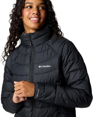 Жіноча утеплена куртка Columbia Powder Lite II Full Zip, чорна, розмір XL