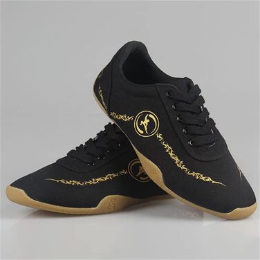 Жіночі кросівки для бойових мистецтв, таєм-чі, кунг-фу, цигун. Чорні, антиковзаючі, для тренувань. 41 EU