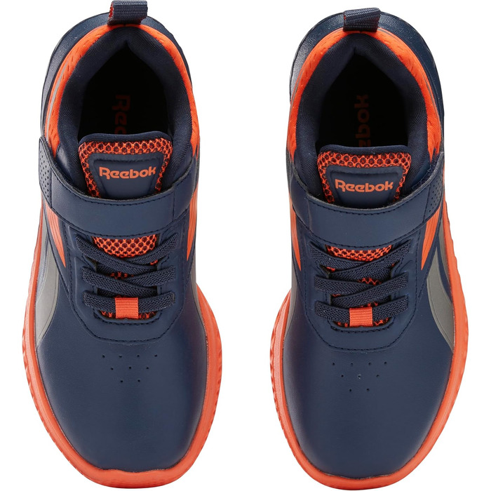 Дитячі кросівки Reebok Rush Runner 5 для хлопчиків, EU 29, кольори: темно-синій, помаранчевий