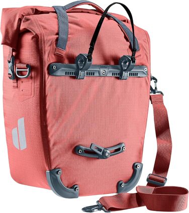 Велосипедна сумка Deuter Weybridge 25+5 л, водонепроникна, на задній багажник, колір Redwood