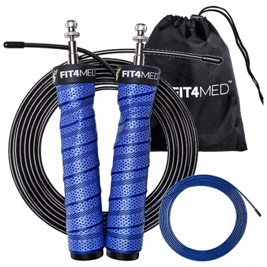 Стрибалка з пластику Fit4Med, 300 см, синя
