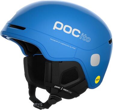 Дитячий лижний та сноуборд шолом POCito Obex MIPS з RECCO, флуоресцентний синій, XXS (48-52 см)