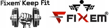 Набір фітнес-стрічок Fixem Keep Fit, чорний, 320 см x 35 мм