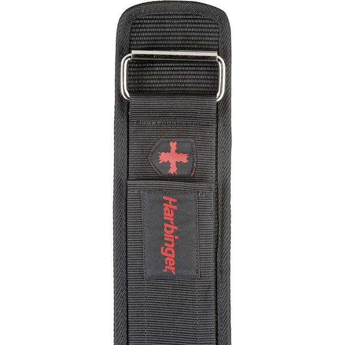Пояс для важкої атлетики Harbinger Nylon чорний XL, міцний аксесуар для пауерліфтингу та тренувань