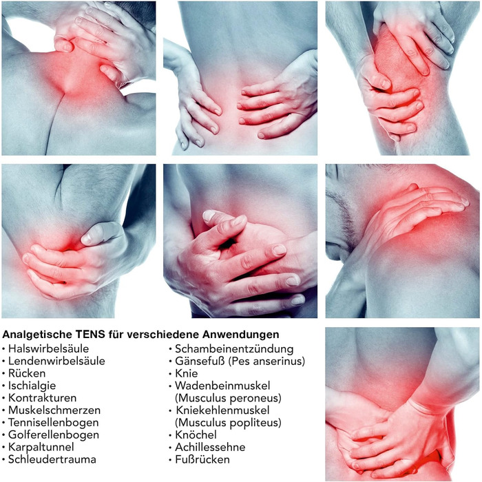 TESMED Trio 6.5: Електричний м'язовий стимулятор з USB-зарядкою - 36 програм, 40 рівнів інтенсивності, 4 електроди - EMS, TENS та масаж для фітнесу та зняття болю