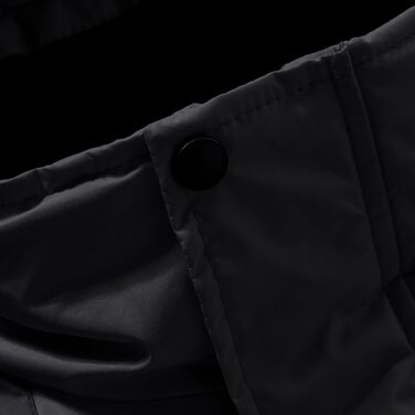 Куртка BenBoy для сноубордингу та лижного спорту: водонепроникна, вітронепроникна, з флісовою підкладкою, дихаюча, для активного відпочинку, з капюшоном, чорна (XS)