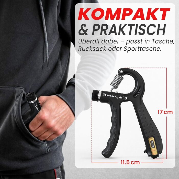 Набір для тренування рук FUNFLEX: 5шт. (підсилювач сили, розтягувач пальців, тренажер зап'ястя)