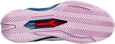 Тенісне взуття Wilson Rush Pro 4.5 Clay для ґрунту (40 2/3 EU, білий/синій/блакитний)