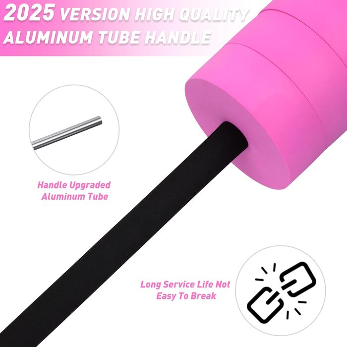 Водні гантелі BOOSTEADY для аквафітнесу: короткі та довгі, рожеві та блакитні