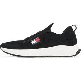 Футболка Tommy Jeans Runner Knitted чоловіча, чорна, 43 EU