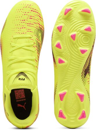Жіночі футбольні бутси PUMA Future 8 Play Fg/Ag, 38 EU, Yellow Alert/Black/Sun Struck