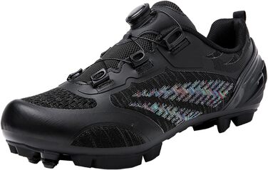 Жіночі велотуфлі для MTB, Mountainbike, сумісні з SPD, дихаючі, чорні (41 EU)