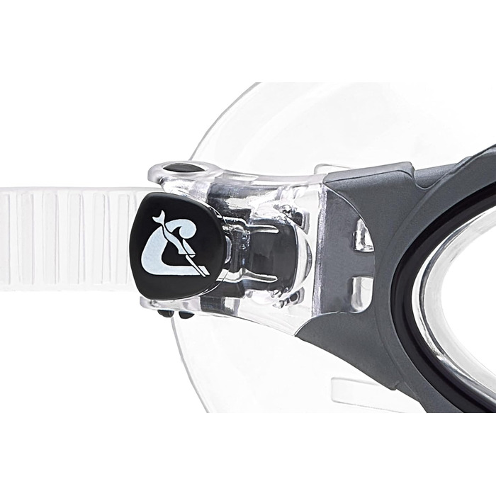 Окуляри для плавання Cressi Planet - преміум якість для басейну, триатлону та водних видів спорту, універсальний розмір, дорослі, чоловічі/жіночі (білий/сріблястий, чорний)