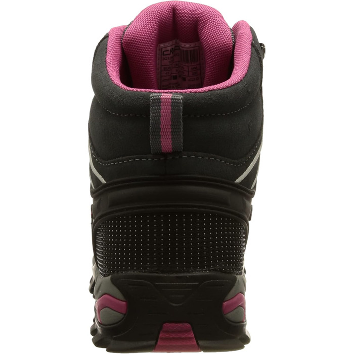 Черевики трекінгові жіночі CMP Rigel Mid WP, сіро-фуксія-айс, 43