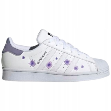 Кросівки Adidas зі штучної шкіри, білі, розмір 36