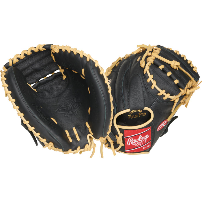 Рукавиця бейсбольна Rawlings Select Pro Lite Youth (11 дюймів) для інфілдера/кетчера, права рука, чорна