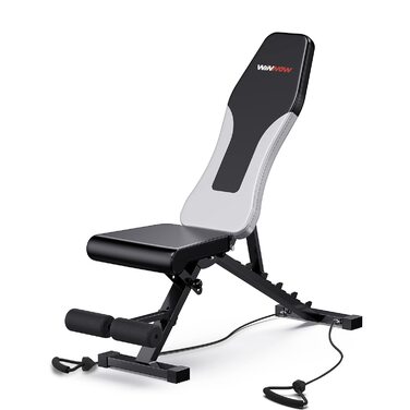 Регульована складна лава для вправ WINNOW — універсальна фітнес-лава для тренувань вдома та в залі, для жиму та вправ на все тіло