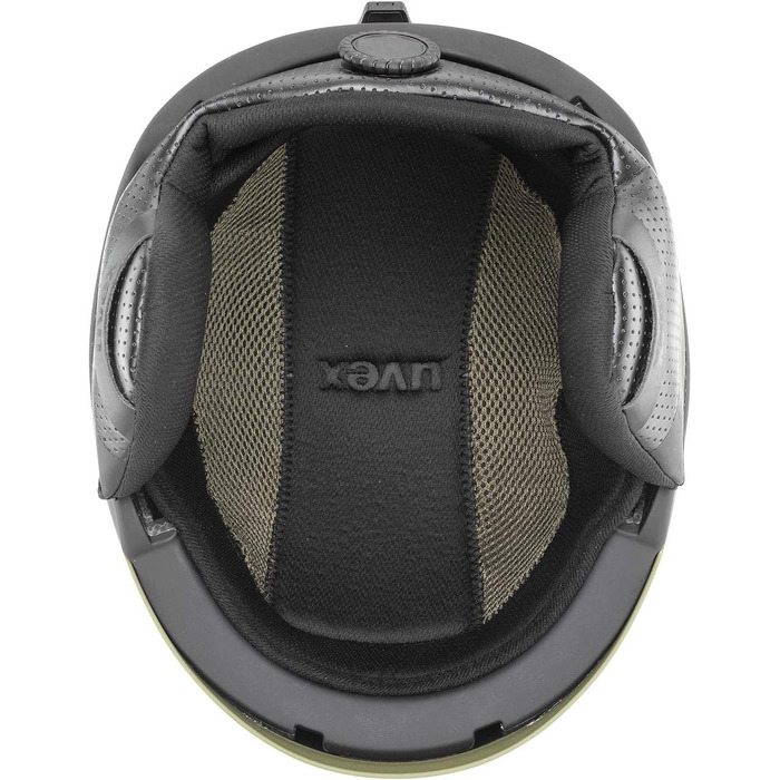 Лижний шолом Uvex Ultra Pro для дорослих, унісекс, зелено-чорний, розмір 55-59 см
