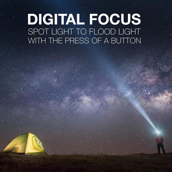 Ліхтар на лоб Energizer LED, супер яскравий для кемпінгу, відпочинку на природі та походів, з батарейкою, колір: іржаво-червоний