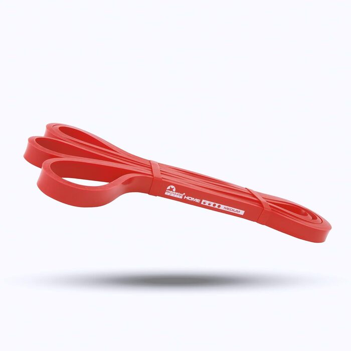 Фітнес-гумка Majestic Sport для дому, 100% латекс, червона (Medium, 7-16 кг)