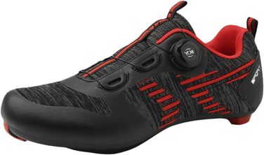 Чоловічі велотуфлі для шосе та MTB (Black-rubber, 39 EU)