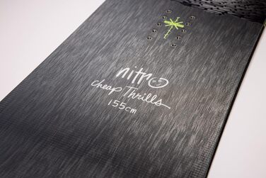 Сноуборд Nitro Cheap Thrills 23 для чоловіків, універсальний, міський фристайл, твин-тип, широкий, 148 см, мультиколір