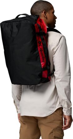 Унісекс сумка-дафл Columbia Landroamer 40L для подорожей та спорту, Mountain Red/Black