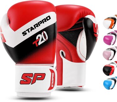 Дитячі боксерські рукавички Starpro 4oz, червоні, для маленьких і тендітних рук, 6-10 років, комплект для боксу