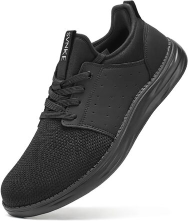 Чоловічі кросівки Slip-On, чорні. Зручні для ходьби, фітнесу, спорту. Без шнурівки, для відпочинку та бізнесу. Розмір 42.5 EU