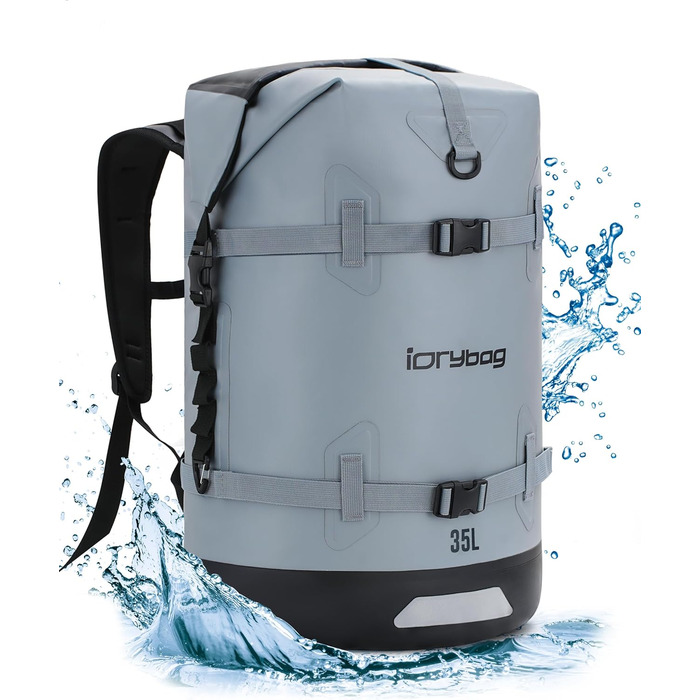 Водонепроникний рюкзак IDRYBAG 55L/35L для подорожей, каякінгу, SUP та плавання