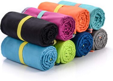 Рушник спортивний Meteor Sport Microfiber XL/XXL, 9 кольорів, 110x175 см, ультра легкий, швидковисихаючий, для фітнесу, подорожей, сауни, пляжу