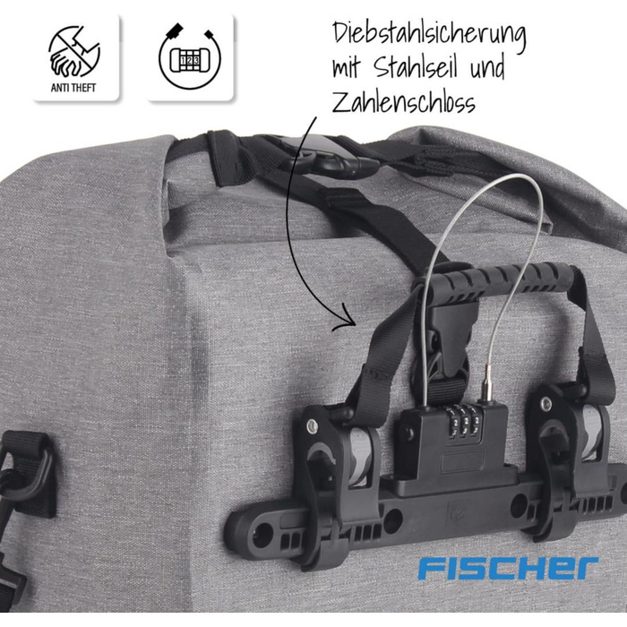 Велосипедні педалі FISCHER M, сірі, для MTB