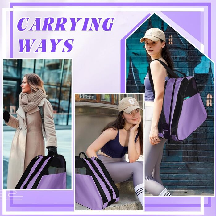 Чохол для роликових ковзанів жіночий/чоловічий. Сумка для роликів, ковзанів, хокею. Lila (фіолетовий)