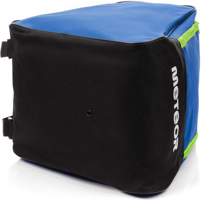 Сумка для лижних черевиків Meteor - рюкзак 42x42x30 см для черевиків, шолома та аксесуарів. Міцна, водовідштовхуюча, з поліестеру 600D, з ручками, для зберігання лижного спорядження (Blue, Ski boot backpack)