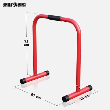 Набір турніків для віджимань GORILLA SPORTS® - 2 шт., до 200 кг, антиковзаюча поверхня, для калістеніки