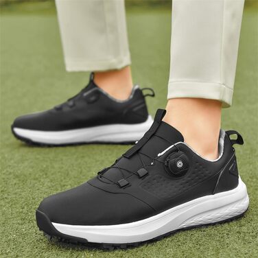 Жіночі гольф-туфлі з шипами, водонепроникні, чорні, 42 EU