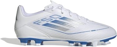 Бутси для футболу Adidas F50 Club Unisex (46 EU, Білий сріблястий)