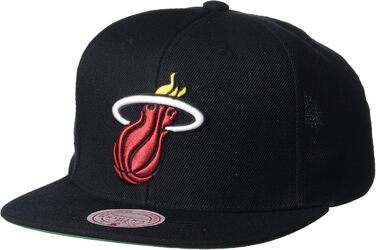 Кепка Mitchell & Ness NBA Top Spot Snapback Miami Heat чорна, універсальний розмір