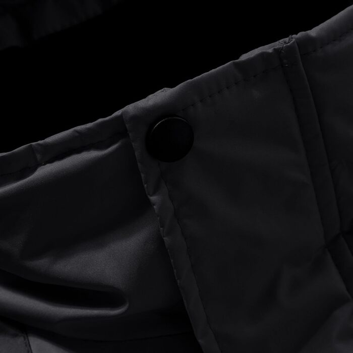 Куртка BenBoy для сноубордингу та лижного спорту: водонепроникна, вітронепроникна, з флісовою підкладкою, дихаюча, для активного відпочинку, з капюшоном, чорна (XS)