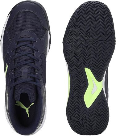 Чоловічі футбольні бутси PUMA Solarsmash Rct, 42.5 EU, Puma Marineblau Fast Gelb Puma Weiß